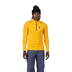 Kurtka narciarska 1/4 Zip Rossignol Blackside. Żółte kurtki narciarskie i snowboardowe męskie Rossignol, na zimę, m, bez wzorów, bez kaptura, narciarskie. Za 554.00 zł.