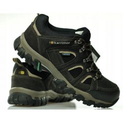 Buty trekkingowe męskie Karrimor Bodmin Low. Brązowe buty trekkingowe męskie Karrimor, bez wzorów, sportowe, bez obcasa, bez zapięcia. Za 342.99 zł.