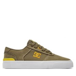 Tenisówki DC. Brązowe trampki męskie DC, bez wzorów, bez zapięcia. Za 219.99 zł.