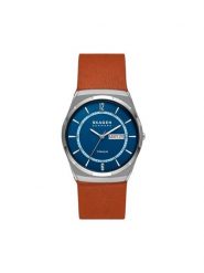 Skagen Zegarek Melbye Titanium SKW6906 Brązowy. Brązowe, analogowe zegarki męskie Skagen. Za 629.99 zł.