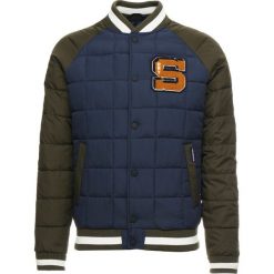 Superdry KYAN BOX QUILT Kurtka Bomber navy/khaki. Kurtki męskie marki Superdry. Za 559.00 zł.