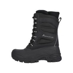 Buty zimowe Whistler Ferday. Czarne buty trekkingowe męskie Whistler, na zimę, bez wzorów, sportowe, bez obcasa, bez zapięcia. Za 425.00 zł.