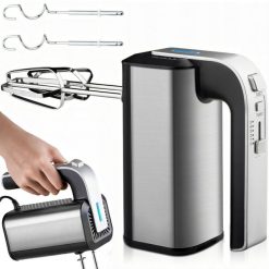 Mikser robot kuchenny ręczny 5 prędkości TURBO 300 W - srebrny Mikser robot kuchenny ręczny 5 prędkości TURBO 300 W - srebrny. Roboty kuchenne Retoo. Za 158.85 zł.