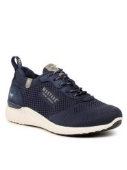 Mustang Sneakersy 4132-310-800 Granatowy. Niebieskie buty sportowe na co dzień męskie Mustang, m, bez wzorów, z materiału, bez ramiączek, bez kaptura. Za 399.99 zł.