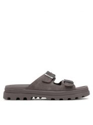 Palladium Klapki Dunelite Riviera Sde 74455-276-M Szary. Szare klapki i japonki męskie Palladium, bez wzorów, ze skóry. Za 279.99 zł.