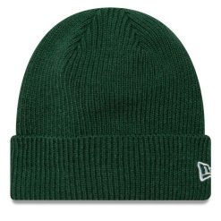 Czapka New Era. Zielone czapki męskie New Era, na zimę, bez wzorów. Za 99.99 zł.