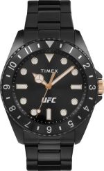 Zegarek Timex Zegarek męski Timex TW2V56800 czarny. Czarne zegarki męskie Timex. Za 559.00 zł.