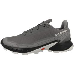 Buty do biegania męskie Salomon Alphacross 5. Szare buty do biegania męskie Salomon, bez wzorów, bez zapięcia, do biegania. Za 489.99 zł.