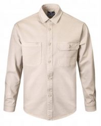 Lekka Kurtka o Kroju Koszuli Wierzchniej - Pako Jeans - Beżowa. Brązowe kurtki męskie Pako Jeans, na wiosnę, l, bez wzorów, z bawełny, bez ramiączek, bez kaptura. Za 239.00 zł.