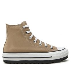 Trampki Converse. Brązowe trampki męskie Converse, bez wzorów, retro, bez zapięcia. Za 269.99 zł.