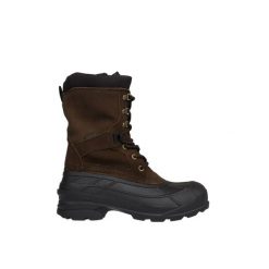 Buty zimowe męskie Kamik Nationplus. Brązowe buty trekkingowe męskie KAMIK, na zimę, bez wzorów, sportowe, bez obcasa, bez zapięcia. Za 479.99 zł.