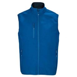 Ocieplacz Męski Falcon Softshell Zapinany Na Zamek Błyskawiczny. Niebieskie kurtki softshell męskie SOL'S, m, bez wzorów, z softshellu, bez kaptura, trekkingowe. Za 186.99 zł.