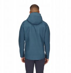 Kurtka namche gtx-orion blue-l RAB. Niebieskie kurtki męskie VERGE, l, bez wzorów, bez ramiączek, bez kaptura. Za 1,275.08 zł.