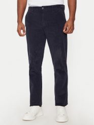 United Colors Of Benetton Chinosy 41ULUF04Z Granatowy Slim Fit. Niebieskie eleganckie spodnie męskie United Colors Of Benetton, bez wzorów, ze sztruksu. Za 169.99 zł.