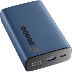 Cellularline 8018080484629 Litowo-jonowa (Li-Ion) 20000 mAh Niebieski. Niebieskie powerbanki Cellular Line. Za 147.91 zł.