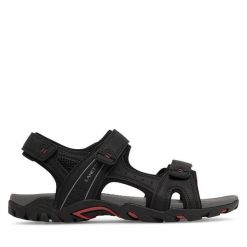 Sandały Lanetti. Czarne sandały męskie Lanetti, bez zapięcia. Za 139.99 zł.
