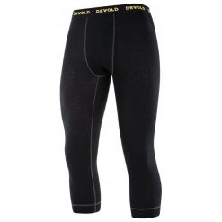 Devold Kalesony Męskie Wool Mesh Man 3/4 Long Johns, Black, M. Czarne bielizna termoaktywna męska Devold, z meshu. Za 269.00 zł.