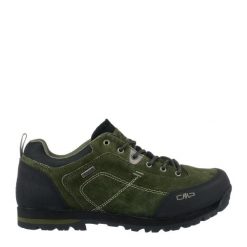 Buty trekkingowe męskie CMP ALCOR 2.0 WP. Zielone buty trekkingowe męskie CMP, bez wzorów, sportowe, bez obcasa, bez zapięcia. Za 449.99 zł.