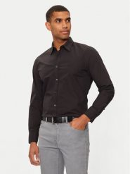 Boss Koszula 50518304 Czarny Regular Fit. Czarne koszule męskie Boss, m, bez wzorów, z bawełny, bez kołnierzyka, bez ramiączek. Za 399.99 zł.