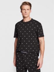 Lacoste Piżama 4H3304 Czarny Regular Fit. Czarne piżamy męskie Lacoste, m, bez wzorów, z bawełny, bez kołnierzyka, bez ramiączek. Za 349.99 zł.