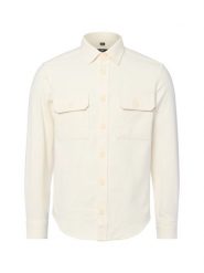 Nils Sundström Koszula męska Mężczyźni Regular Fit Bawełna biały jednolity, L. Białe koszule męskie Nils Sundström, l, bez wzorów, z bawełny, bez kołnierzyka, bez ramiączek. Za 399.95 zł.