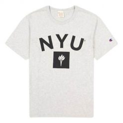 Koszulka sportowa męska Champion Reverse Weave College Print. Białe t-shirty sportowe męskie CHAMPION, m, bez wzorów, sportowe, bez ramiączek. Za 177.00 zł.