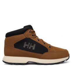 Trekkingi Helly Hansen. Brązowe buty trekkingowe męskie Helly Hansen, bez wzorów, sportowe, bez obcasa, bez zapięcia. Za 459.99 zł.
