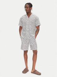 Jack & Jones Komplet koszula i szorty materiałowe Seersucker 12284648 Szary Relaxed Fit. Szare koszule męskie Jack & Jones, m, bez wzorów, z bawełny, bez kołnierzyka, bez ramiączek. Za 209.99 zł.