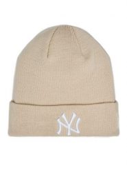 New Era Czapka Ess Nyy Stn 60348860 Beżowy. Brązowe czapki męskie New Era, na zimę, bez wzorów, z materiału. Za 139.99 zł.