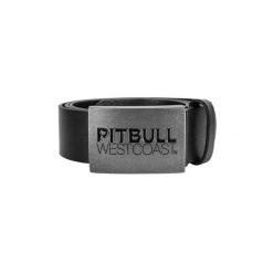Pasek męski Pitbull skórzany TNT. Czarne paski męskie PITBULL, bez wzorów. Za 79.99 zł.