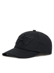 EA7 Emporio Armani Czapka z daszkiem 7X000052 AF13150 UC001 Czarny. Czarne czapki męskie EA7 Emporio Armani, bez wzorów, z bawełny. Za 219.99 zł.