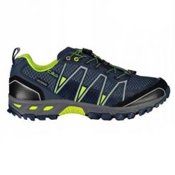 Buty trekkingowe męskie CMP Altak Trail WP. Szare buty trekkingowe męskie CMP, bez wzorów, bez zapięcia, do biegania. Za 449.99 zł.