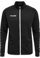 Kurtka Sportowa Hummel HML AUTHENTIC POLY ZIP JACKET czarna. Białe kurtki treningowe męskie HUMMEL, m, bez wzorów, bez kaptura, na fitness i siłownię. W wyprzedaży za 165.50 zł.