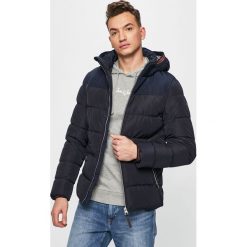 Tom Tailor Denim - Kurtka. Niebieskie kurtki męskie Tom Tailor Denim, l, bez wzorów, z denimu, bez ramiączek, z kapturem. W wyprzedaży za 269.90 zł.