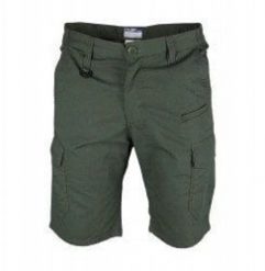 Szorty robocze ripstop+spandex rozm.S, 220g/m2,ciemnozielone. Zielone szorty sportowe męskie Dedra, bez wzorów, sportowe. Za 93.04 zł.