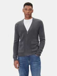 Guess Kardigan M5BR10 Z0432 Szary Regular Fit. Szare kardigany męskie Guess, m, z aplikacjami, z syntetyku, bez ramiączek. Za 449.99 zł.