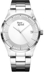 Zegarek męski Pierre Ricaud P91103.5113Q srebrny. Szare zegarki męskie Pierre Ricaud, srebrne. Za 380.00 zł.