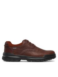 Clarks Półbuty Rockie WalkGtx GORE-TEX 261734657 Brązowy. Brązowe codzienne półbuty męskie Clarks, bez wzorów, z gore-texu, bez obcasa, bez zapięcia. Za 509.99 zł.