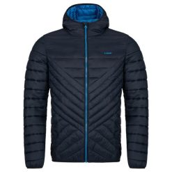 Kurtka męska Loap Irgan granatowa. Niebieskie kurtki treningowe męskie ZSPORT, m, bez wzorów, bez kaptura, rowerowe. Za 276.99 zł.