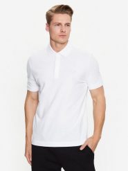 Lacoste Polo PH5522 Biały Regular Fit. Białe koszulki polo męskie Lacoste, m, bez wzorów, z bawełny, bez kołnierzyka, bez ramiączek. Za 309.99 zł.