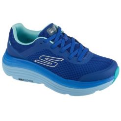 Buty do biegania męskie, Max Cushioning Endeavor. Niebieskie buty do biegania męskie Skechers, bez wzorów, z tkaniny, bez zapięcia, do biegania, skechers sport. Za 359.99 zł.