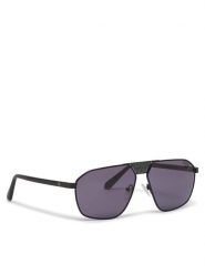 Guess Okulary przeciwsłoneczne GU00086 Czarny. Czarne okulary przeciwsłoneczne męskie Guess, z aplikacjami, z tworzywa sztucznego, plastikowe. Za 629.99 zł.