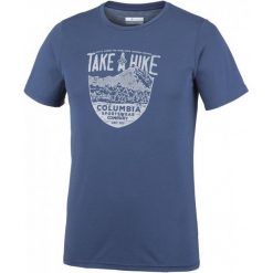 Columbia Koszulka Męska Laney Hill Short Sleeve Tee Carbon, M. Szare t-shirty sportowe męskie Columbia, sportowe, z krótkim rękawem. Za 135.00 zł.