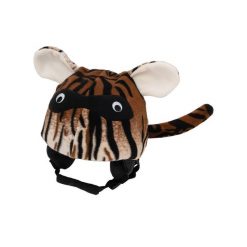 Czapka / nakładka na kask narciarski TYGRYS. Brązowe czapki męskie CASCO, na zimę, bez wzorów, sportowe. Za 25.00 zł.