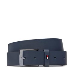 Pasek Męski Tommy Hilfiger. Niebieskie paski męskie Tommy Hilfiger, bez wzorów. Za 129.99 zł.