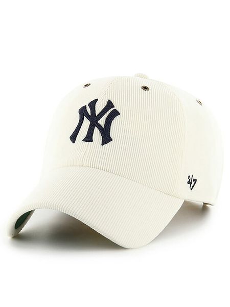47 Brand Czapka z daszkiem MLB New York Yankees Thin Cord ’47 Clean Up B-TCDCU17IWS Écru. Czapki męskie 47 Brand, bez wzorów, z bawełny. Za 159.99 zł.