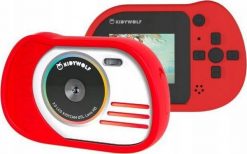 Kamera internetowa Kidywolf Kidywolf Photo and Video Camera red. Czerwone kamery cyfrowe Kidywolf. Za 307.59 zł.