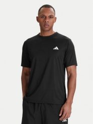 Adidas Koszulka techniczna Workout Essentials Base KA3569 Czarny Regular Fit. Czarne t-shirty sportowe męskie ADIDAS, m, bez wzorów, z syntetyku, sportowe, bez ramiączek. Za 99.99 zł.