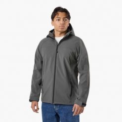 Kurtka Softshell Turystyka Męska Swedemount Tromsö Oddychająca. Zielone kurtki męskie SWEDEMOUNT, m, bez wzorów, z softshellu, bez kaptura, trekkingowe. Za 249.99 zł.