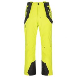 Męskie spodnie narciarskie Kilpi LEGEND-M. Zielone spodnie narciarskie i snowboardowe męskie Kilpi, bez wzorów, z nylonu, narciarskie. Za 835.17 zł.